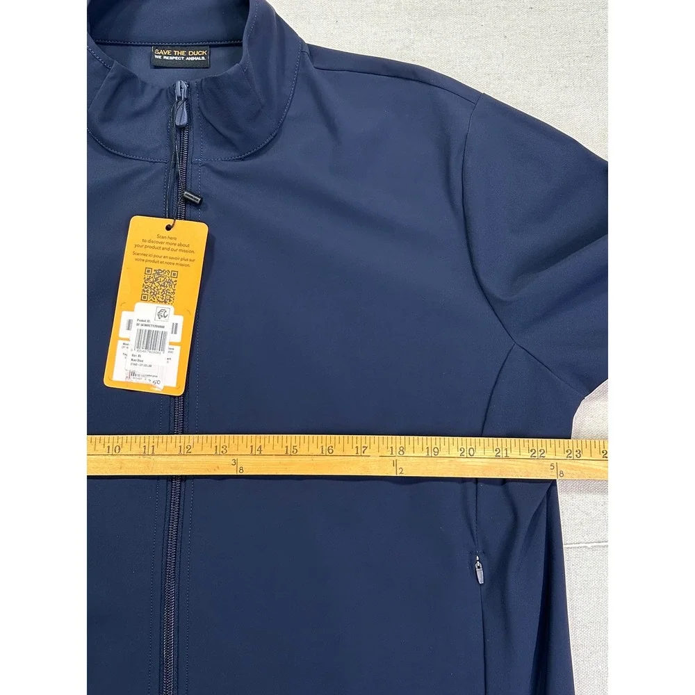 Save The Duck Men's XL Smart Leisure Full Zip Rain Jacket Stand-up Collar NWTs